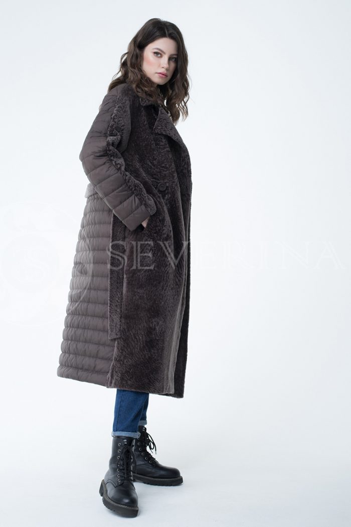 lev301071 700x1050 - пальто комбинированное с мехом овчины и песца
