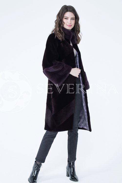 bobr vishnevaja 4 500x750 - куртка из меха норки с отделкой мехом орилага и рукавами из твида Chanel