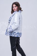 doletskiy 1795 155x233 - Куртка с отделкой из меха норки white с анималистичным принтом К-019