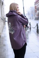 gen4692 155x233 - Куртка из итальянской экокожи фиолетового цвета Э-001