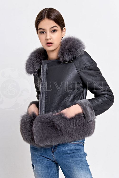 seraja3 500x750 - куртка-дубленка с меховой отделкой