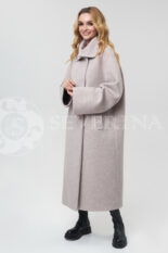 palto elochka bezhevoe 7 155x233 - Пальто оверсайз "в ёлочку" нежно-розового цвета П-076