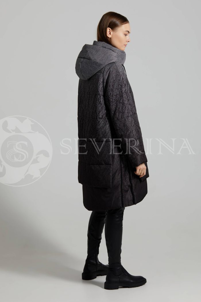 puhovik elochka gradient 4 700x1050 - пальто утепленное с капюшоном "в ёлочку"