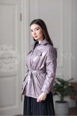 kurtka lavanda 21 155x233 - Куртка-рубашка из утепленной плащевки лаке ЯВ-100