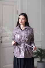 kurtka lavanda 41 155x233 - Куртка-рубашка из утепленной плащевки лаке ЯВ-100