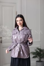 kurtka lavanda 5 155x233 - Куртка-рубашка из утепленной плащевки лаке ЯВ-100
