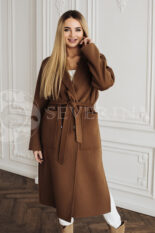 palto klassika korica1 155x233 - Пальто классическое с накладными карманами цвета camel