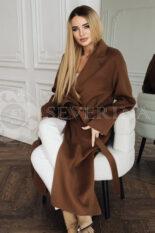 palto klassika korica4 155x233 - Пальто классическое с накладными карманами цвета camel