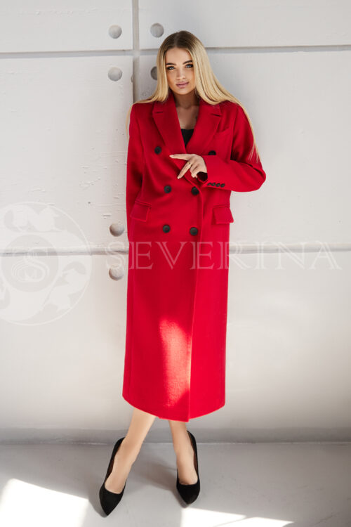palto dvubortnoe krasnoe 7 500x750 - Пальто классическое двубортное красного цвета